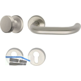 FH-Wechselgarnitur WG 1754/D70M - auf Rosette PZ, VK 9, TS 59-63, Edelstahl