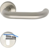 FH-Dr�ckergarnitur GEOS 1754/D6K auf Rosette PZ,TS wahlweise,VK 9, Edelstahl