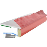 I-Flachleiste 25/2,5 mit integriertem illmod I-Schaum, selbesklebend