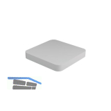 Unterlags-Montageplatte 70 x 70 x 3 mm Kunststoff