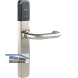 SALTO Langschildbeschlag XS4 One EM750U, VK 8 mm, IP55,TS 38-60mm, Edelstahl