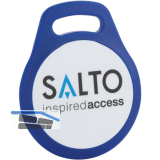 SALTO RFID-Schl�sselanh�nger MIFARE DESFire EV3 8 kB blau/wei� mit SALTO-Logo