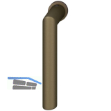 FSB Fenster-Steckgriff 34 1076 minimalistisch, Aluminium mittelbronzefarbig