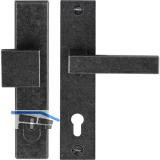 Sicherheits-Wechselgarnitur STUMM PZ92, rechts, verzinkt schwarz passiviert