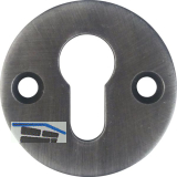 SCH�SSWENDER Zylinderrosette PZ, Parma, � 56 mm, H�he 3 mm, schwarz passiviert