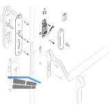 SALTO Panikstangenkit XS4 One KPB40, f�r Panikstange BKS oder ECO schwarz