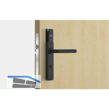 SALTO Langschildbeschlag XS4 One EM752W, PZ72, VK 8 mm,IP53,TS 75-90mm,schwarz