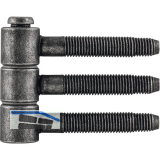 Steckband 3-teilig � 16mm,H�he 51mm,Stahl schwarz