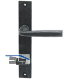 HALC� Dr�ckergarnitur HALL - auf Schild WC 90, TS-50, schwarz passiviert