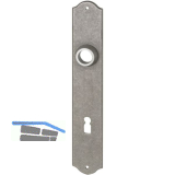 HALC� Langschild GR�DEN - BB 90, Eisen thermopatiniert