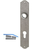 HALC� Langschild GR�DEN - PZ 88, Eisen thermopatiniert