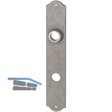 HALC� Langschild GR�DEN - WC 90, 38 - 45, Eisen thermopatiniert