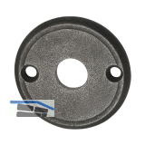 HALC� Rosette GR�DEN - WC, � 50 mm, thermopatiniert