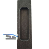 Muschelgriff lang verzinkt schwarz