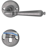 HALC� Dr�ckergarnitur GR�DEN - auf Rosette BB, 38 - 45, thermopatiniert