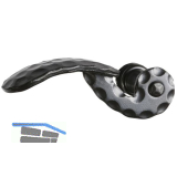 HALC� Dr�ckerlochteil SILL - links, Stahl schwarz lackiert