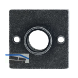 HALC� Dr�ckerosette HALL & S�LL, 52 x 52 mm, verzinkt schwarz passiviert