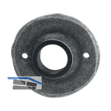 HALC� Dr�ckerrrosette STUBAI, � 53 mm, verzinkt schwarz passiviert