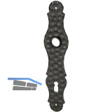 HALC� Langschild SILL - BB 90, Stahl schwarz lackiert