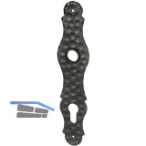 HALC� Langschild SILL - PZ 88, Stahl schwarz lackiert