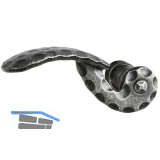 HALC� Dr�ckerlochteil SILL - links, verzinkt schwarz passiviert