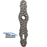 HALC� Langschild SILL - BB 90, Stahl verzinkt schwarz passiviert