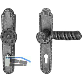 Sicherheits-Wechselgarnitur RIED PZ88, links, verzinkt schwarz passiviert