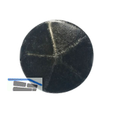 HALC� Abdeckzierkappe �25, verzinkt schwarz hell passiviert