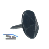 HALC� Ziern�gel �25mm, verzinkt schwarz hell passiviert