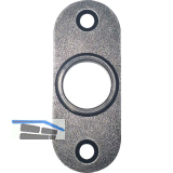 HALC� Dr�ckerrosette STUBAI oval, 26 x 66 mm, verzinkt schwarz hell passiviert