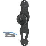 HALC� Knopflangschild STUBAI - verzinkt schwarz hell passiviert