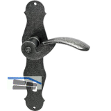 HALC� Dr�ckergarnitur STUBAI - auf Schild BB verzinkt schwarz hell passiviert