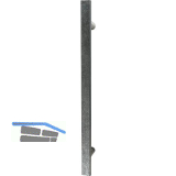 HALC� Sto�griff flach - L=1400mm, LA=1230 , verzinkt schwarz passiviert