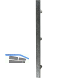 HALC� Sto�griff flach - L=1800mm, LA=1630 , verzinkt schwarz passiviert