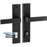 Sicherheits-Dr�ckergarnitur LECH PZ88, verzinkt schwarz passiviert