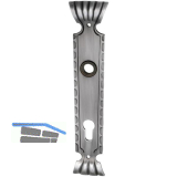 SCH�SSWENDER Langschild TYROL - PZ 88, Stahl schwarz passiviert