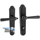 Sicherheits-Dr�ckergarnitur KALTENBACH PZ92, verzinkt schwarz passiviert