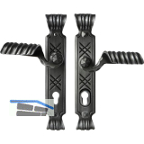 Sicherheits-Dr�ckergarnitur ALPINA PZ88,TS-80, Au�enschild 15,schwarz passiviert