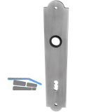 SCH�SSWENDER Langschild SIEGFRIED - BB 90, Stahl schwarz passiviert