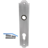 SCH�SSWENDER Langschild SIEGFRIED - PZ 88, Stahl schwarz passiviert