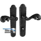 Sicherheits-Dr�ckergarnitur TUX PZ92, verzinkt schwarz passiviert