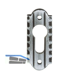 SCH�SSWENDER Zylinderrosette PZ, oval, 28 x 70 mm, schwarz passiviert