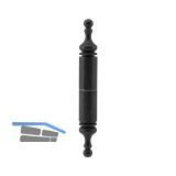 Aufsteck-Zierh�lsen, 13 mm, Schmiedeeisen verzinkt geschw�rzt