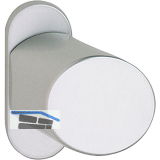 GRUNDMANN T�rknopf GEOS - auf Rosette, Zylinderform abgeschr�gt 56x40, Edst.