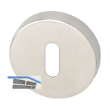 MARCHESI Schl�sselrosette BB, � 52 mm, H�he 10 mm, Edelstahl matt