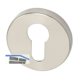 MARCHESI Zylinderrosette PZ, � 52 mm, H�he 10 mm, Edelstahl matt