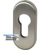 FSB Zylinderrosette 17 1757 oval, 32,5 x 70 x 7 mm, Edelstahl matt