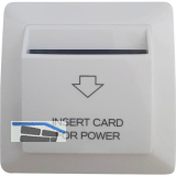 MARCHESI Hotel Kartenschalter/leser Mifare UP f�r Wechselstrom, Kunststoff wei�