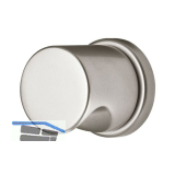 GEOS T�rknopf Zylinderform fest auf Rosette, Gewindeans�tze M4, Edelstahl