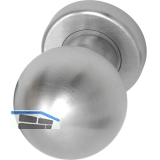 MARCHESI FH T�rknopf Kugelform - auf Rosette� 50 mm fest, Messing VM.